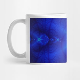 Blue Starry Background Pattern Mug